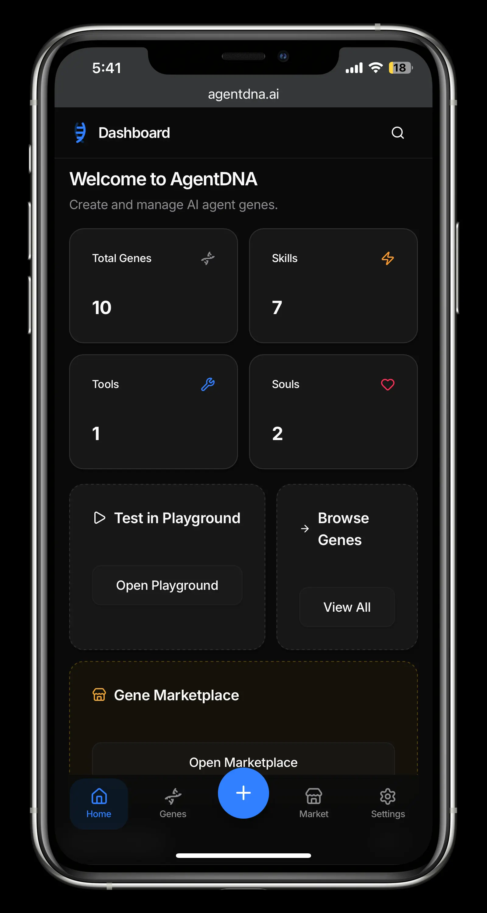 Diagram of the AgentDNA Registry, highlighting features like versioning, access control, and audit trails.
